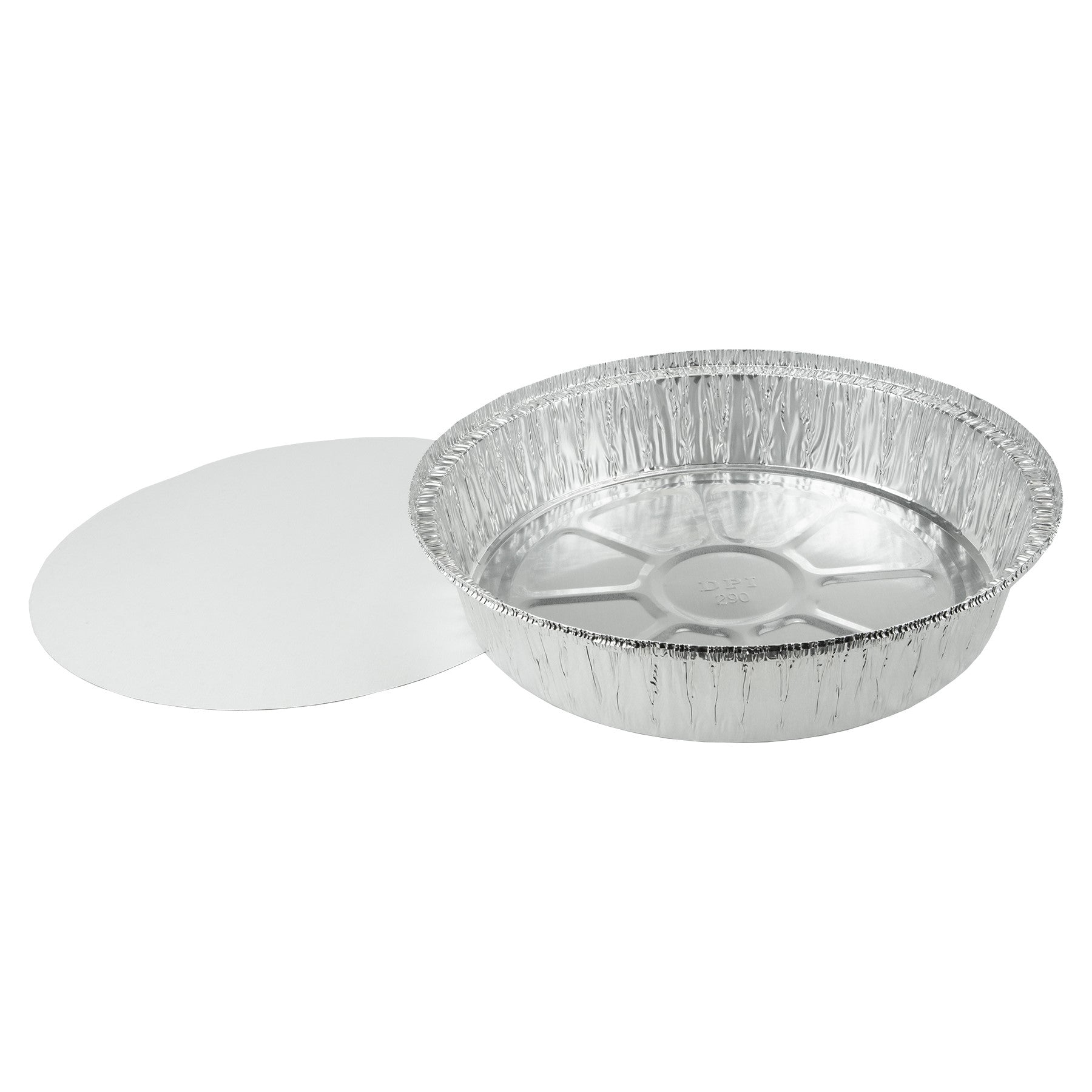 Durable Packaging 9" Round Container With Board Lid 250 Each - 1 Per Case.