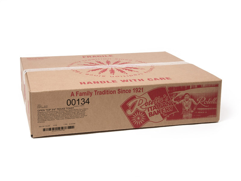 Bread Open Top Texas Toast 4"es 1 Count Packs - 6 Per Case.