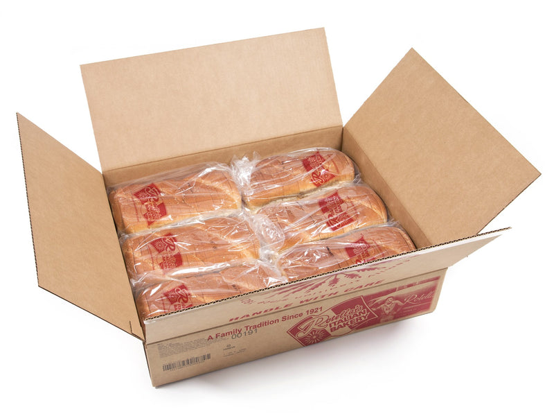 Bread Wheat Reuben Thick Sliced 1 Count Packs - 6 Per Case.