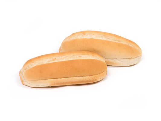 Bread Split Top 5" Hoagie 6 Count Packs - 9 Per Case.