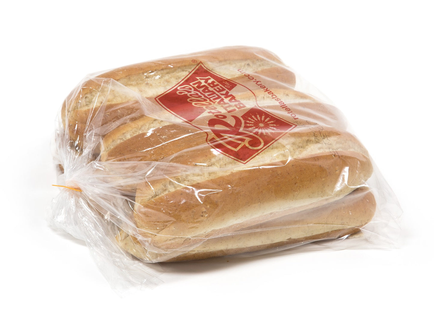 Bread Hoagie Sliced Wheat 8" 6 Count Packs - 6 Per Case.