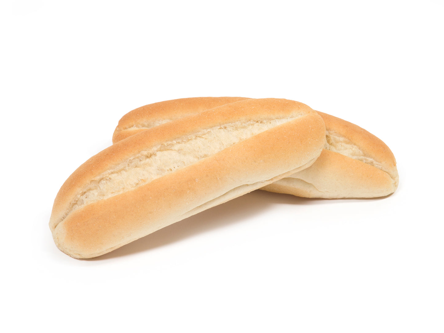 Bread Hoagie Split Top 8" 6 Count Packs - 6 Per Case.