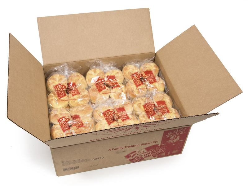 Bread Kaiser Corn Dusted Dinner 8 Count Packs - 12 Per Case.