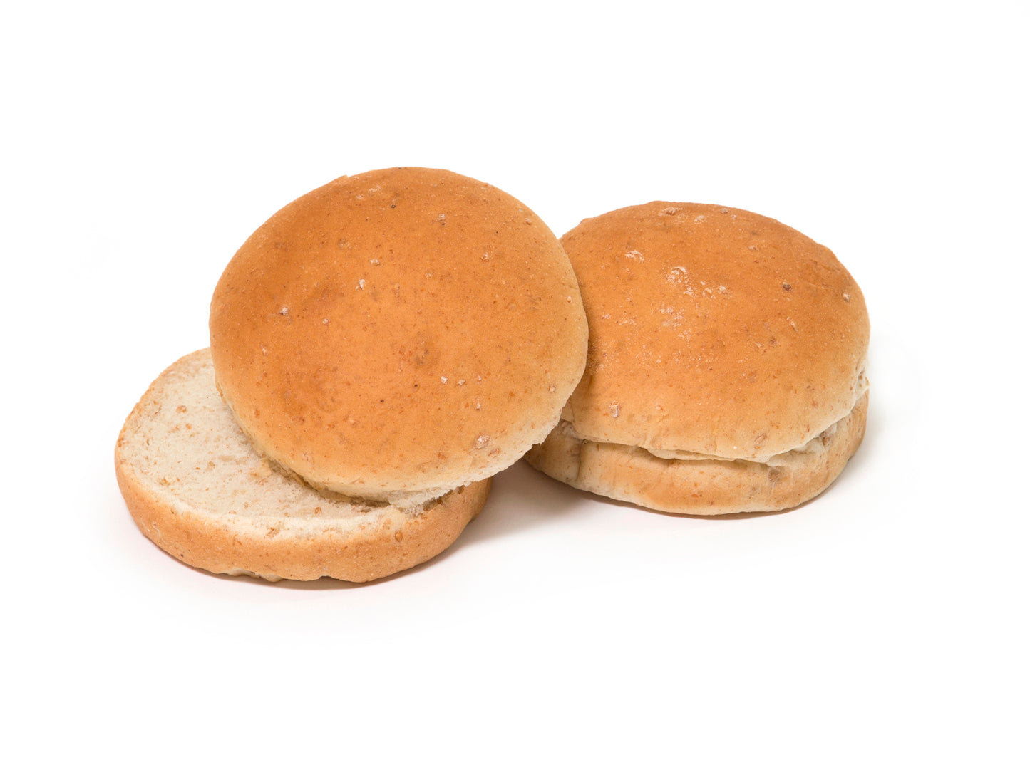 Bread Hamburger Bun Small Wheat 12 Count Packs - 5 Per Case.