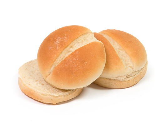 Bread Hamburger Bun Split Top Sour 8 Count Packs - 6 Per Case.