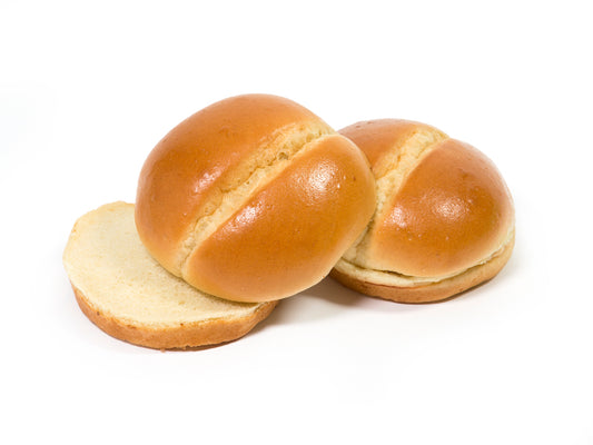 Rotella's Italian Bakery 4" Brioche Bun 8 Count Packs - 6 Per Case.