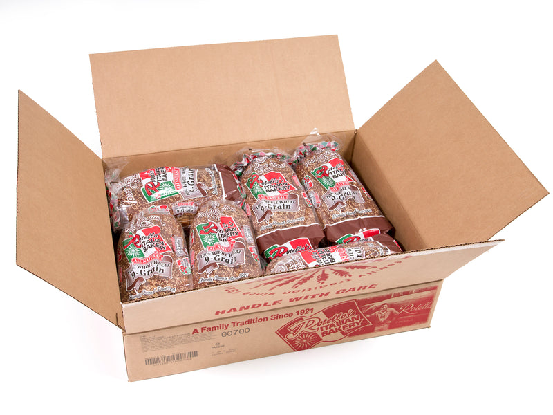 Bread Grain Loaf Whole Wheat 1 Count Packs - 6 Per Case.