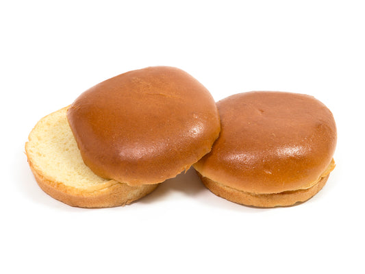 Hand Crafted Brioche Bun 4" 8 Count Packs - 12 Per Case.