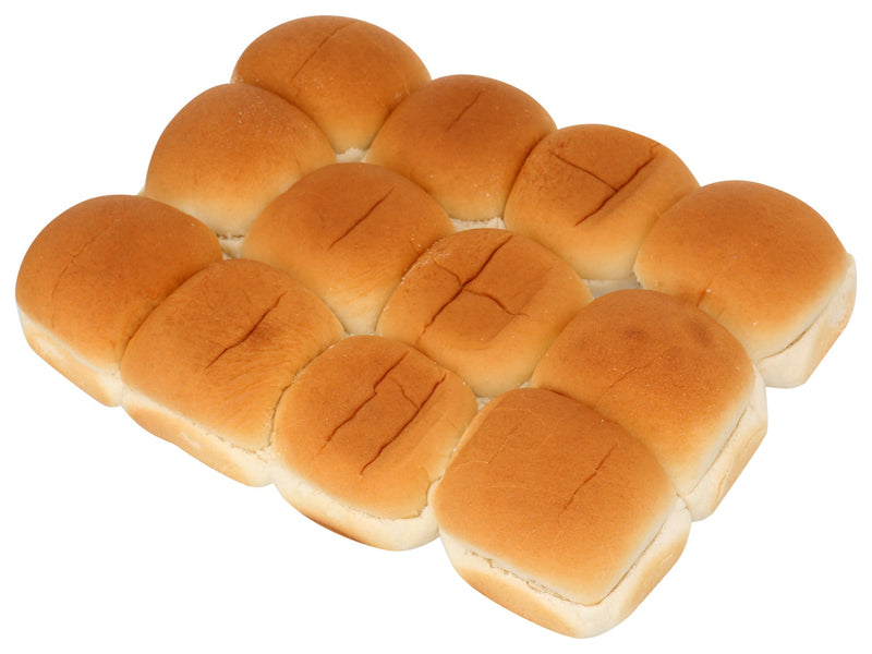 Bun Slider Square "'' Sliced Frozen 25 Ounce Size - 8 Per Case.