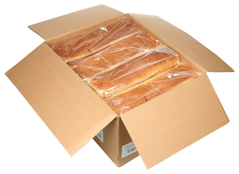 Bread White Pullman Loaf Slice 42 Ounce Size - 8 Per Case.