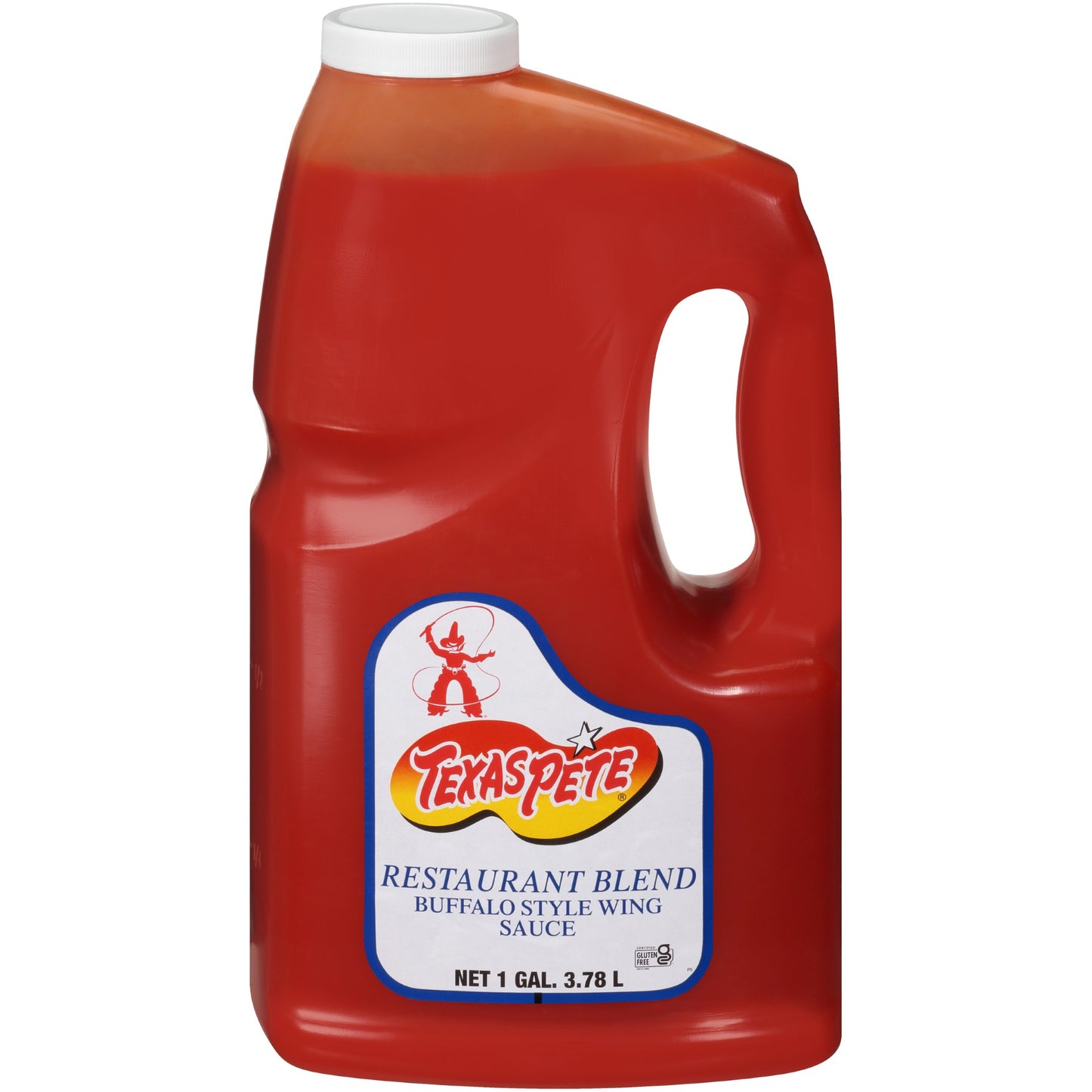 Texas Pete Sauce Restaurant Blend Wing 1 Gallon - 4 Per Case.