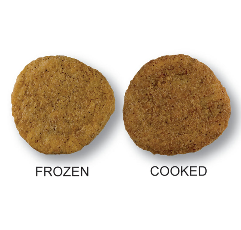 Gold Kist White & Dark Meat Breaded Whole Grain Homestyle Patty 5 Pound Each - 6 Per Case.