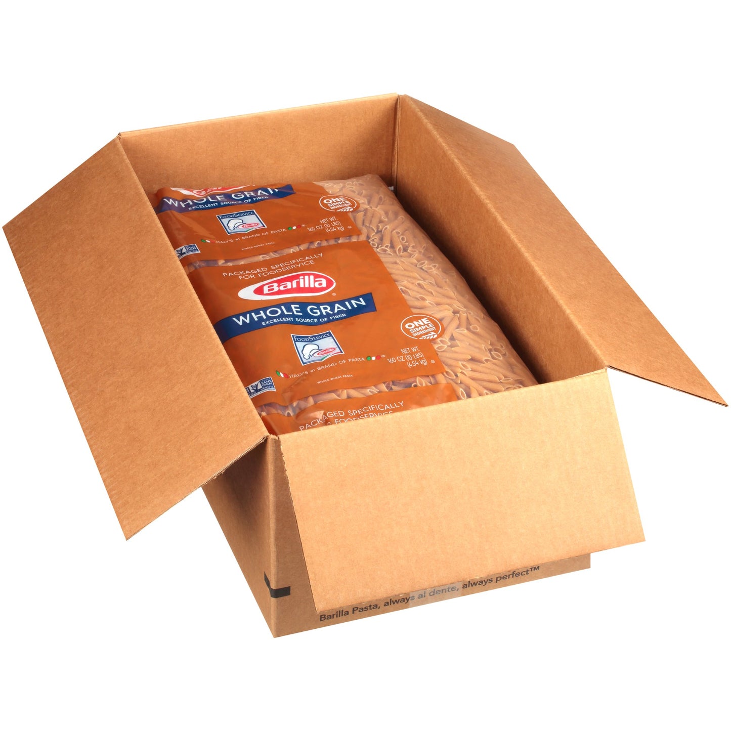 Penne Whole Grain Barilla Two Packusa 160 Ounce Size - 2 Per Case.