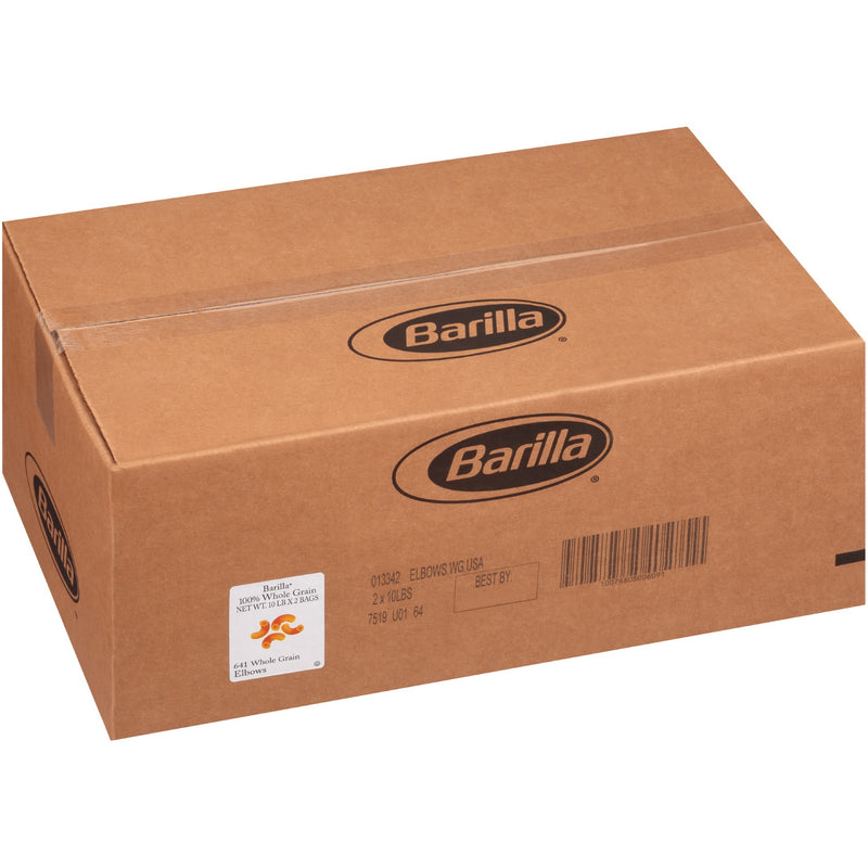 Elbows Whole Grain Barilla Packusa 160 Ounce Size - 2 Per Case.