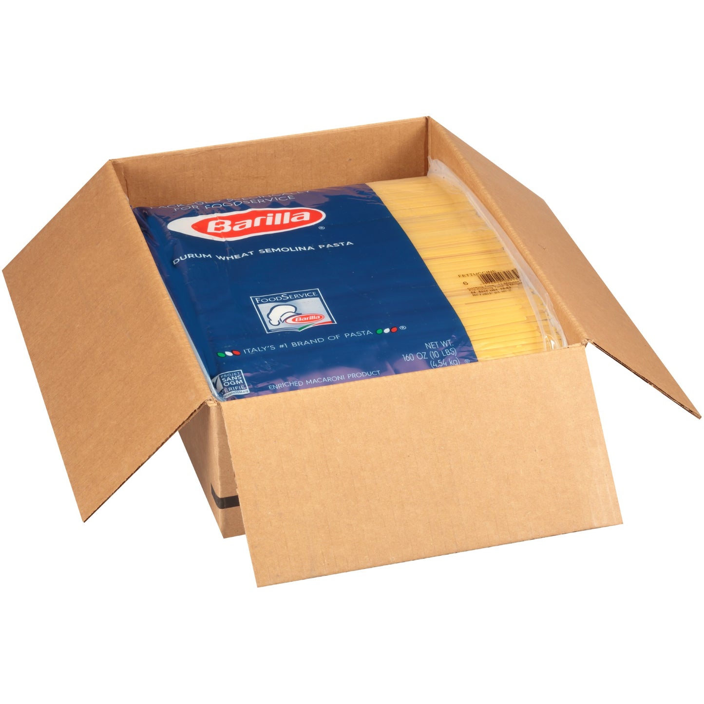 Fettuccine Barilla USA 160 Ounce Size - 2 Per Case.