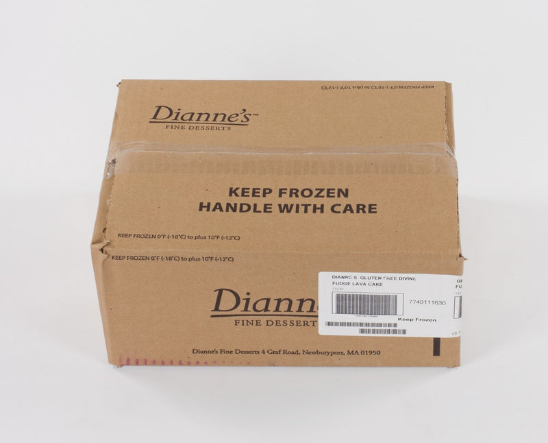 Dianne's Divine Chocolate Lava Gluten Free Cake 5 Ounce Size - 24 Per Case.