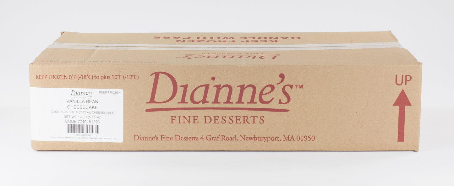 Dianne's Cheesecake Vanilla Bean 96 Ounce Size - 2 Per Case.