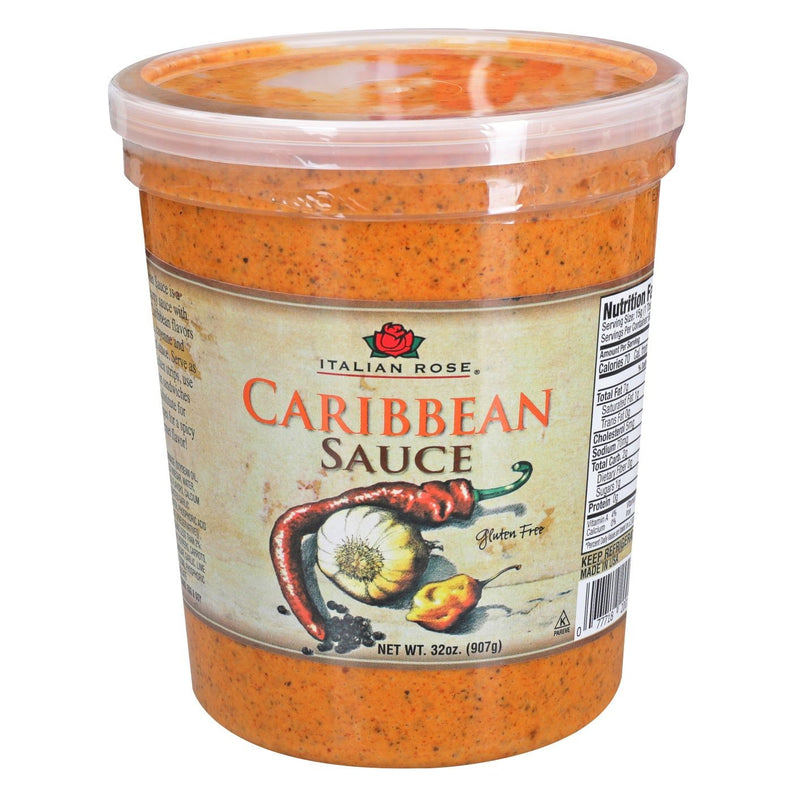 Italian Rose Carribean Sauce 32 Ounce Size - 6 Per Case.