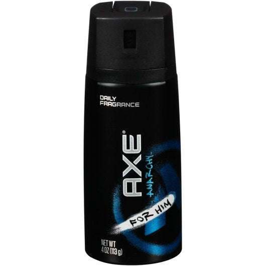 Axe Body Spray Anarchy Male 4 Ounce Size - 12 Per Case.