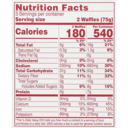 Van's Waffle Ancient Grain Gluten Free 8 Ounce Size - 12 Per Case.