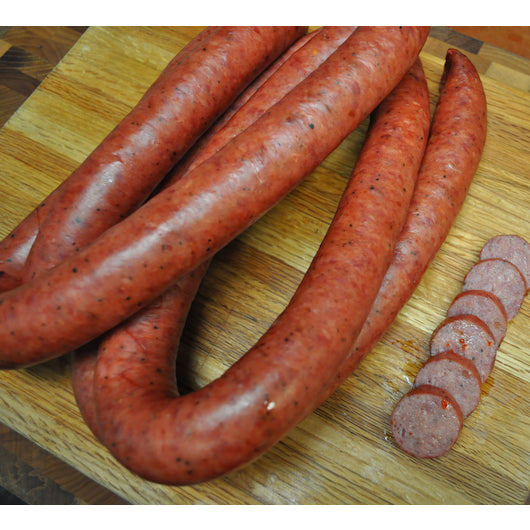 Old Smoked Sausage Rope 20 Pound Each - 1 Per Case.