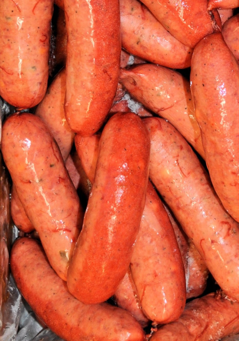 Jalapeno & Cheese Smoked Sausage Link 10 Pound Each - 1 Per Case.