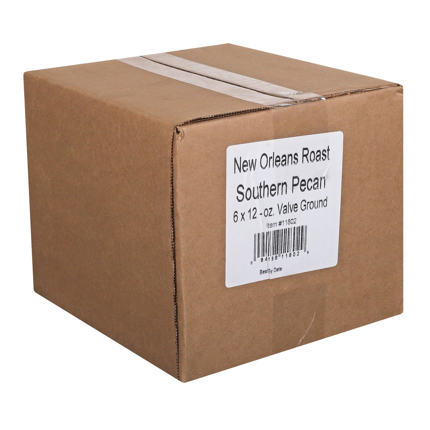 New Orleans Roast Southern Pecan Ground Coffee 12 Ounce Size - 6 Per Case.