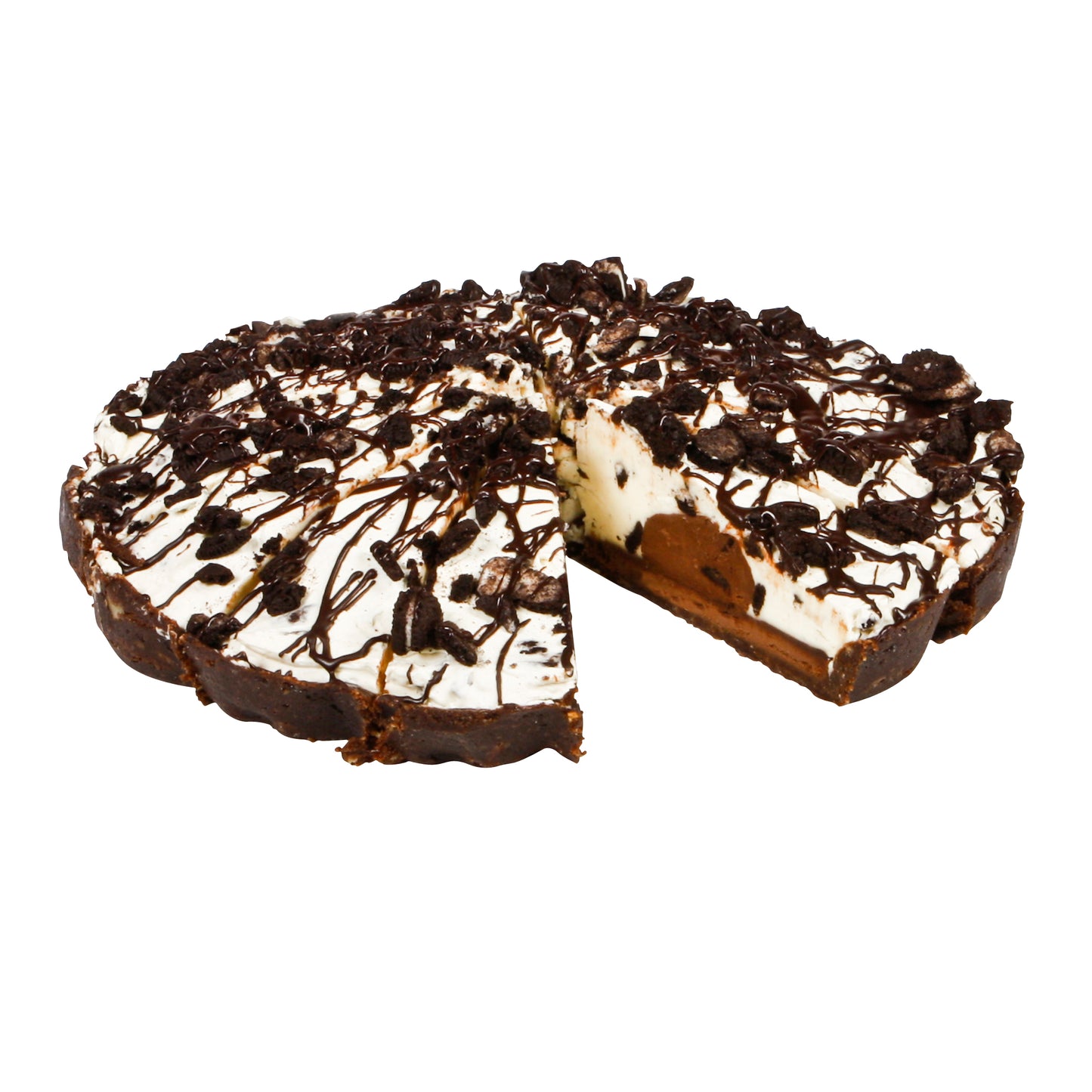 Pie Oreo Cookie Bash Sliced Frozen 76 Ounce Size - 4 Per Case.