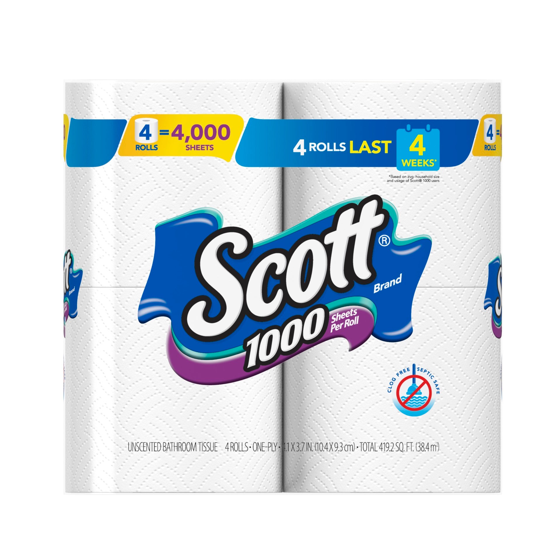 Scott Bath Tissue Fsc Mix Sgsna Coc 4000 Count Packs - 12 Per Case.