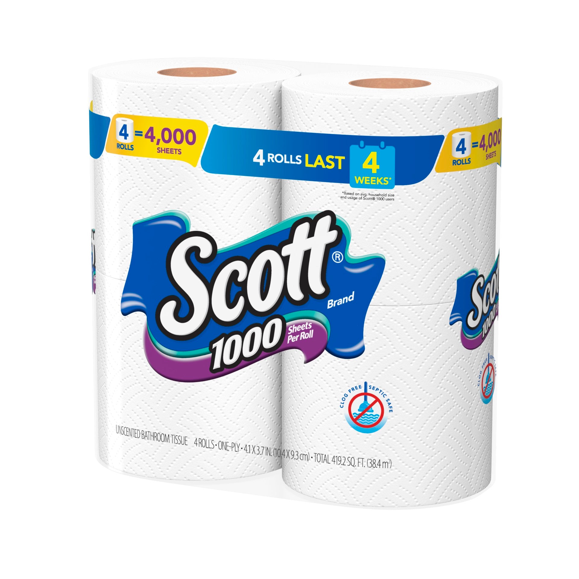 Scott Bath Tissue Fsc Mix Sgsna Coc 4000 Count Packs - 12 Per Case.