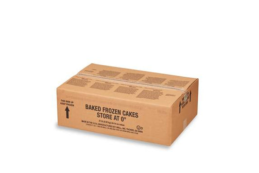 8" White Cake Layer 14 Ounce Size - 24 Per Case.