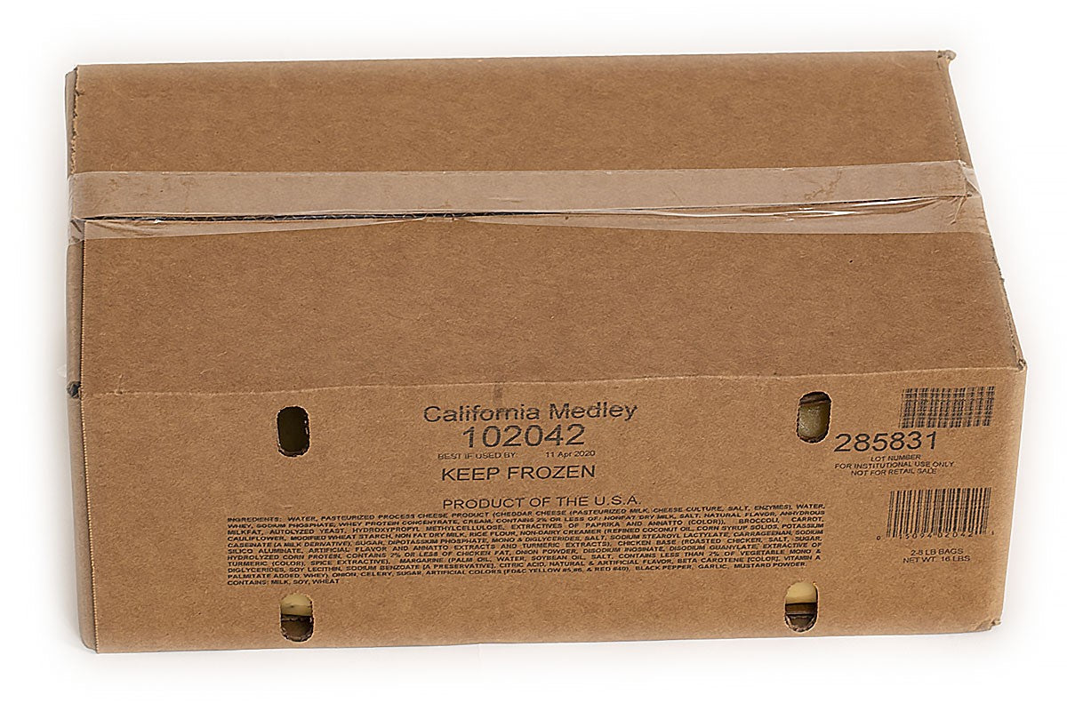 Taste Traditions California Medley Soup Product Of The USA 8 Pound Each - 2 Per Case.