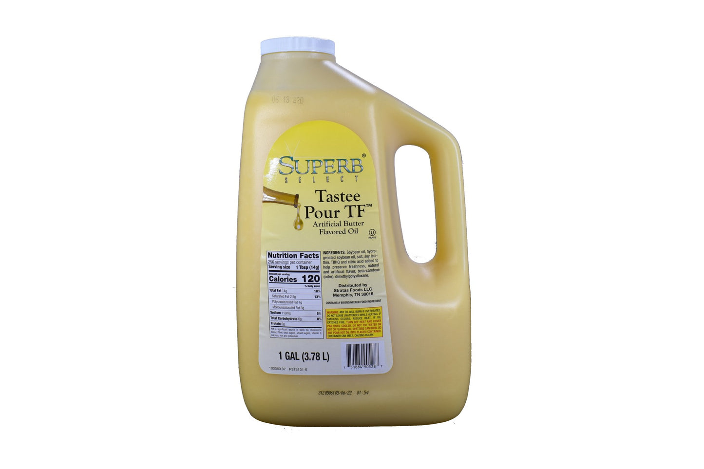 Superb Select Tastee Pour Buttery Flavored Oil Gal 1 Gallon - 4 Per Case.