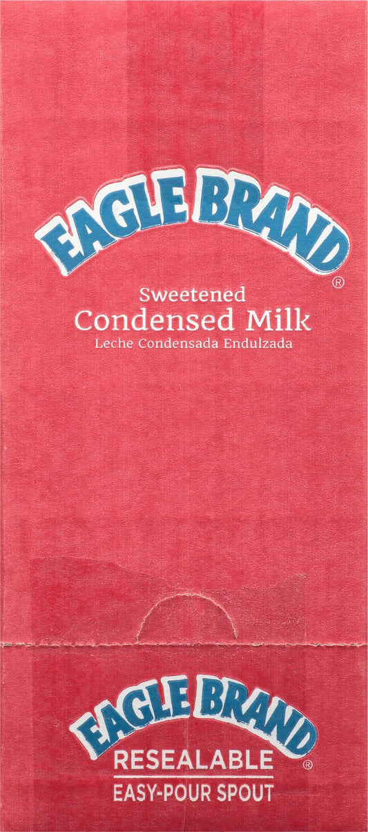 Sweetened Condensed Milk Pouch 14 Ounce Size - 6 Per Case.