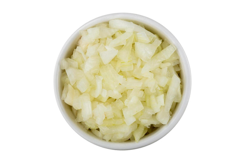 Savor Imports Onion Frozen Diced 8" 2 Pound Each - 6 Per Case.