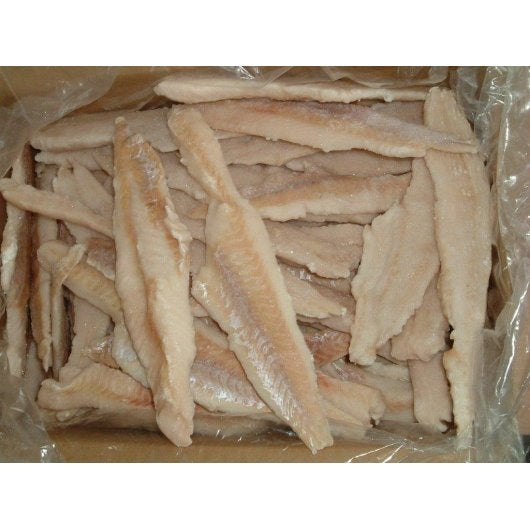 Frozen Seafood Commodity Seafood Alaskan Pollock 25 Pound Each - 1 Per Case.