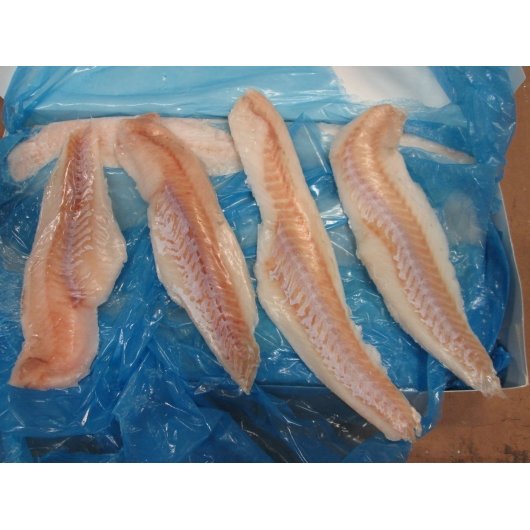 Frozen Seafood Commodity Alaskan Pollock 15 Pound Each - 3 Per Case.