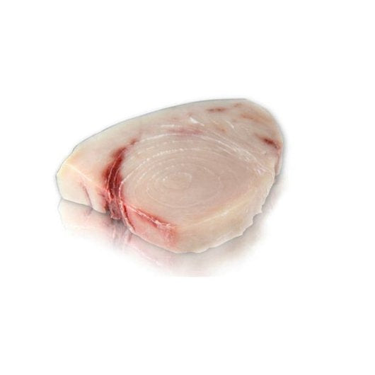 Frozen Seafood Commodity 8 Ounce Skin On Boneless Steak Swordfish 10 Pound Each - 1 Per Case.