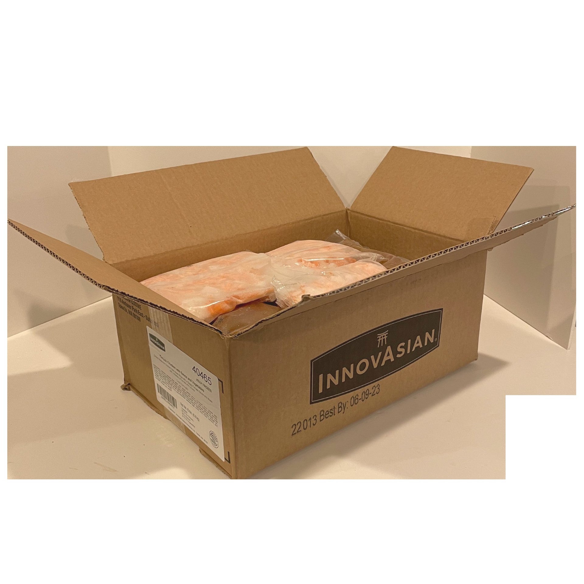 Innovasian Cuisine Teriyaki Chicken With Vegetables 5 Pound Each - 3 Per Case.