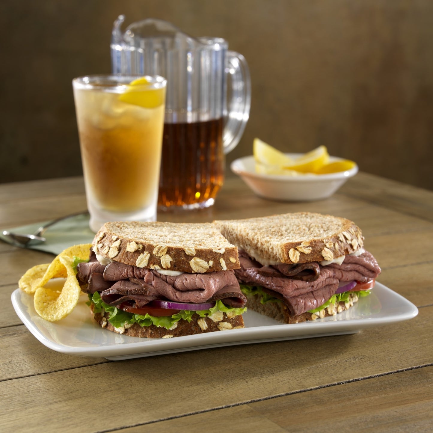 Sliced Roast Beef Inside 32 Ounce Size - 6 Per Case.