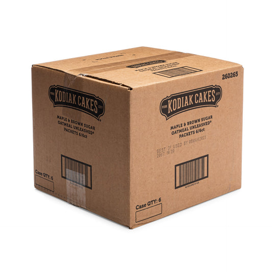 Maple Brown Sugar Oatmeal Packets 10.58 Ounce Size - 6 Per Case.