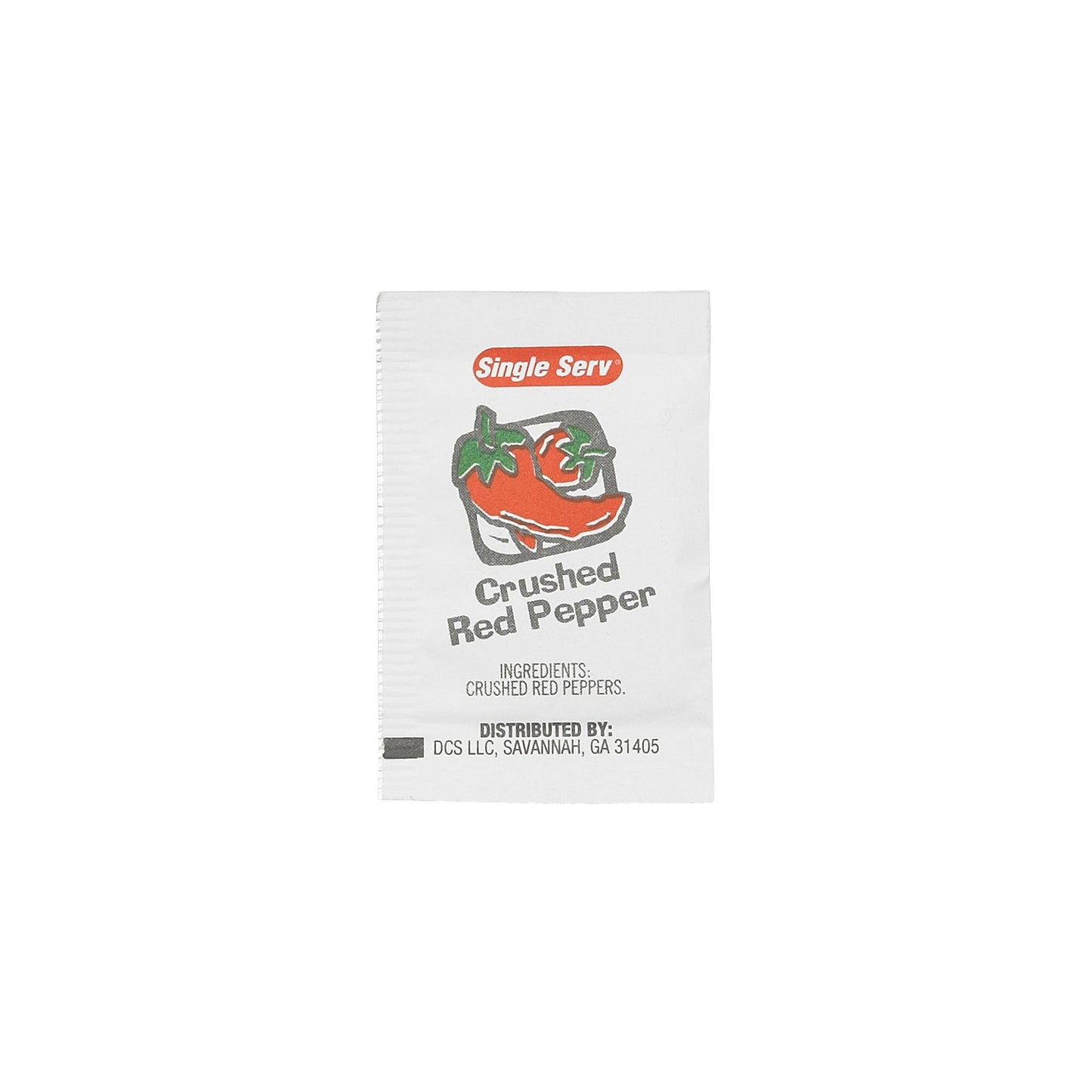 Single Serv Crushed Red Peppers Seasoning Packet 1 Grams Each - 200 Per Case.