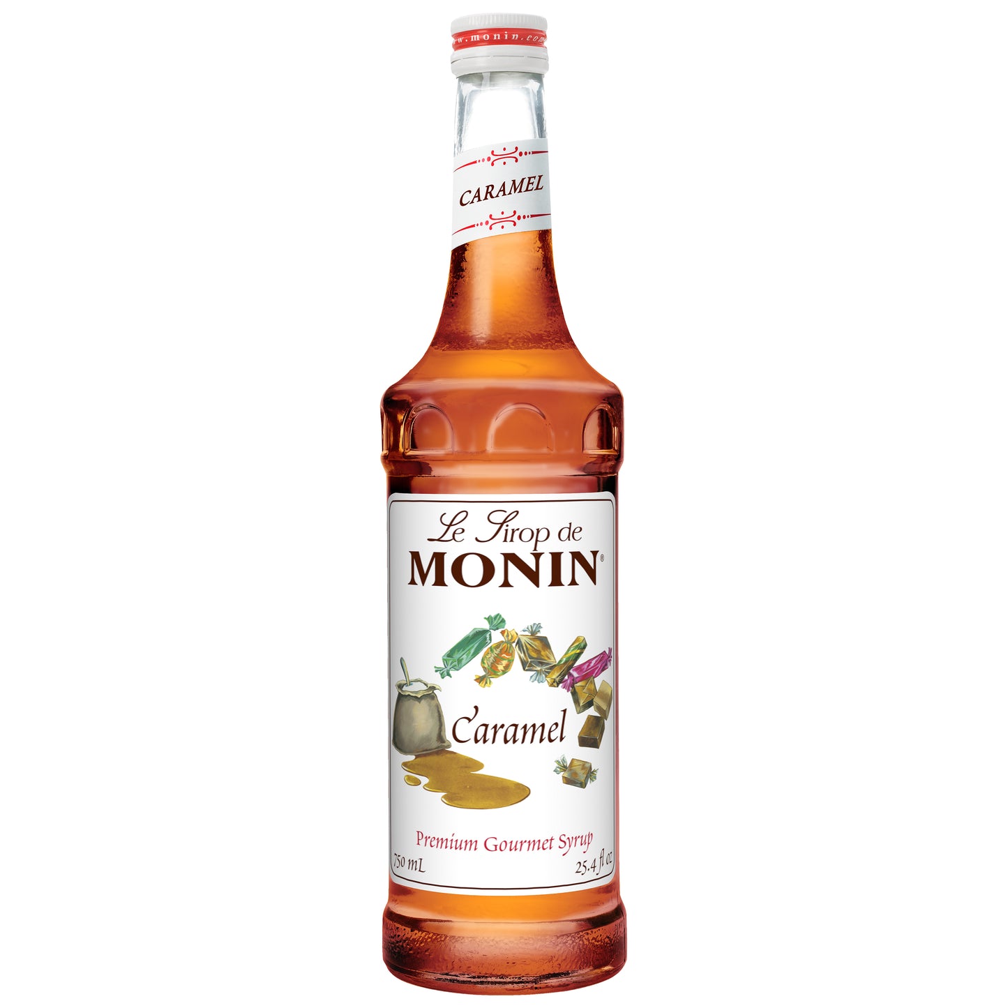 Monin Caramel 750 ML - 12 Per Case.