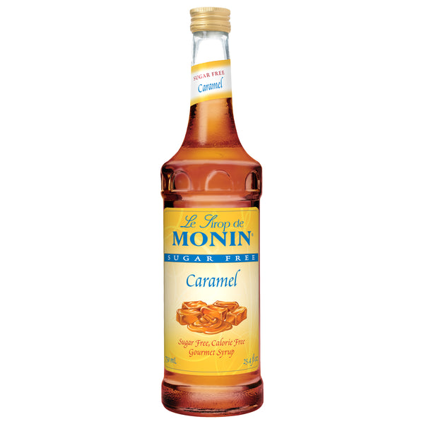 Monin Sugar Free Caramel 750 ML - 12 Per Case.