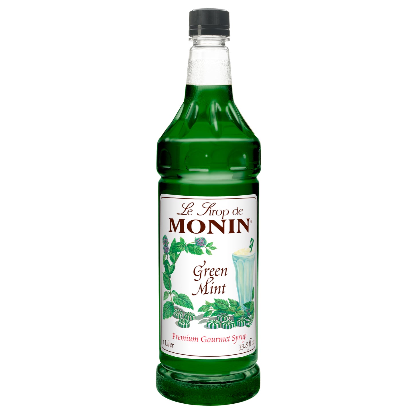 Monin Green Mint 1 Liter - 4 Per Case.