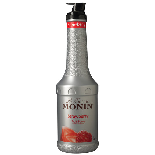 Monin Strawberry Puree 1 Liter - 4 Per Case.