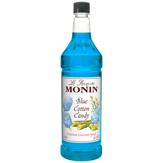 Monin Blue Cotton Candy 1 Liter - 4 Per Case.