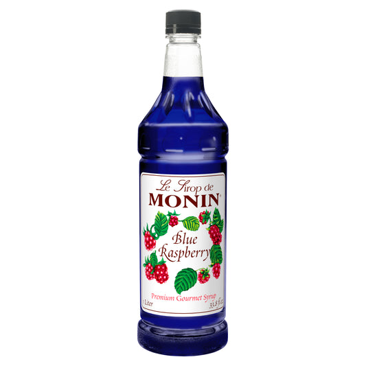 Monin Blue Raspberry 1 Liter - 4 Per Case.