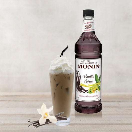 Monin Vanilla Creme 1 Liter - 4 Per Case.