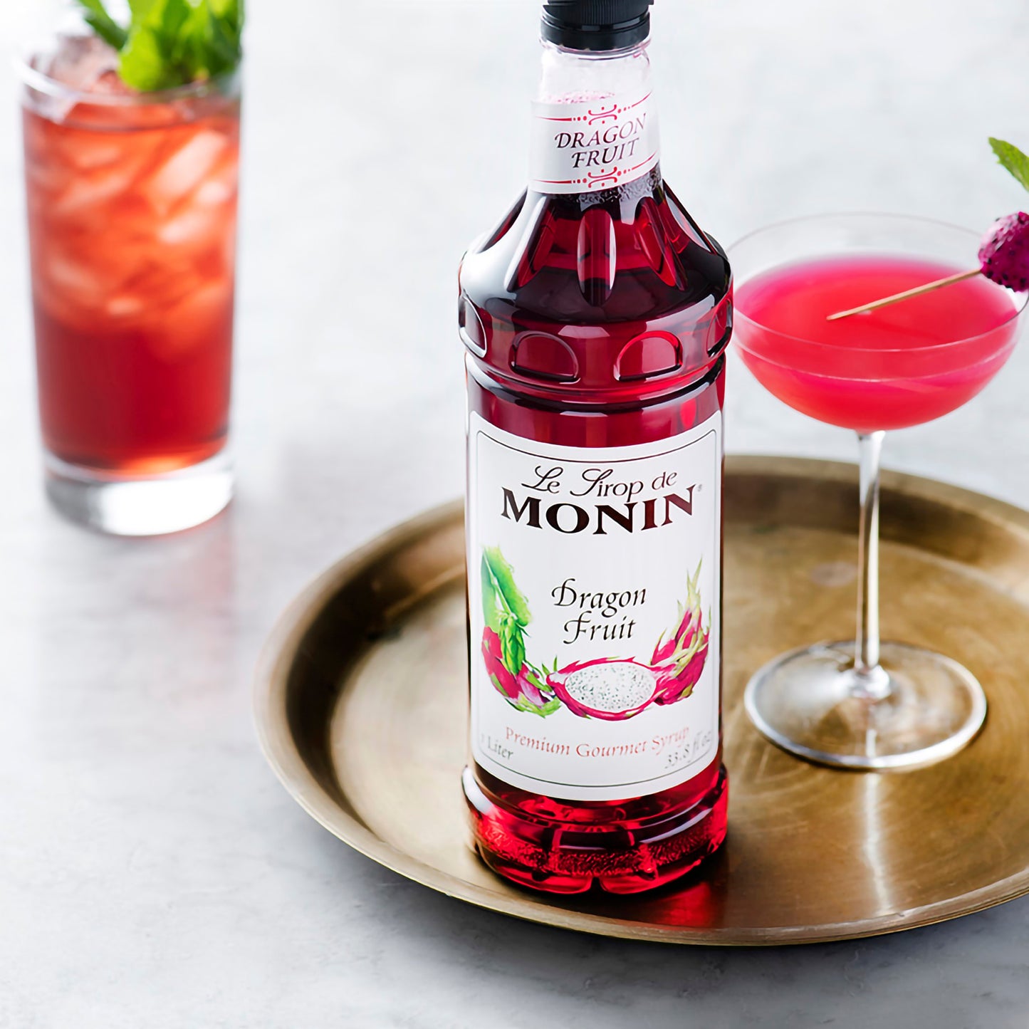 Monin Dragon Fruit 1 Liter - 4 Per Case.